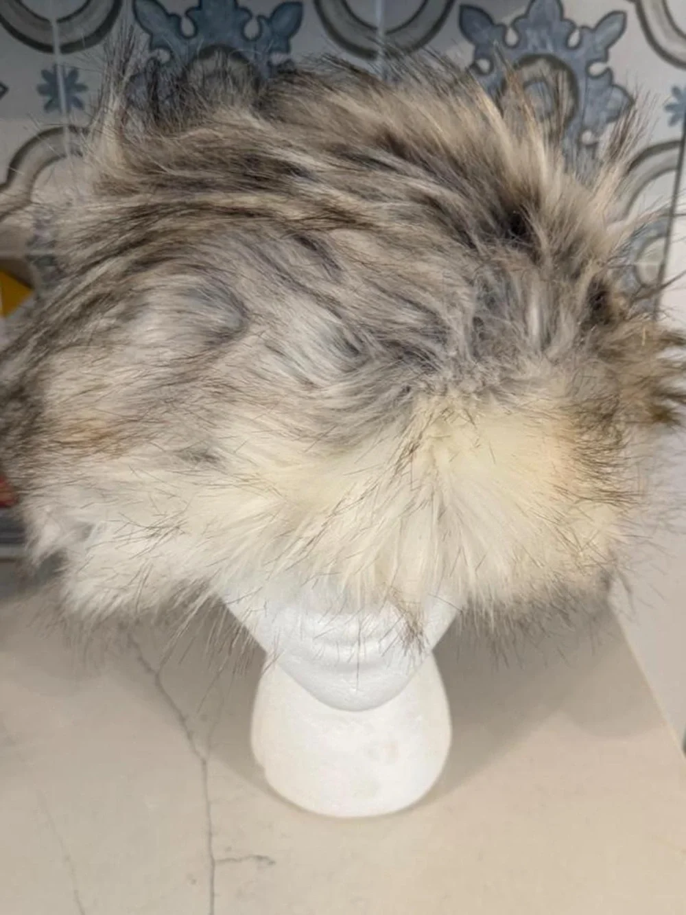 Donna Salyers Fabulous Furs Faux Fur Cossack Russian Winter Hat NWT